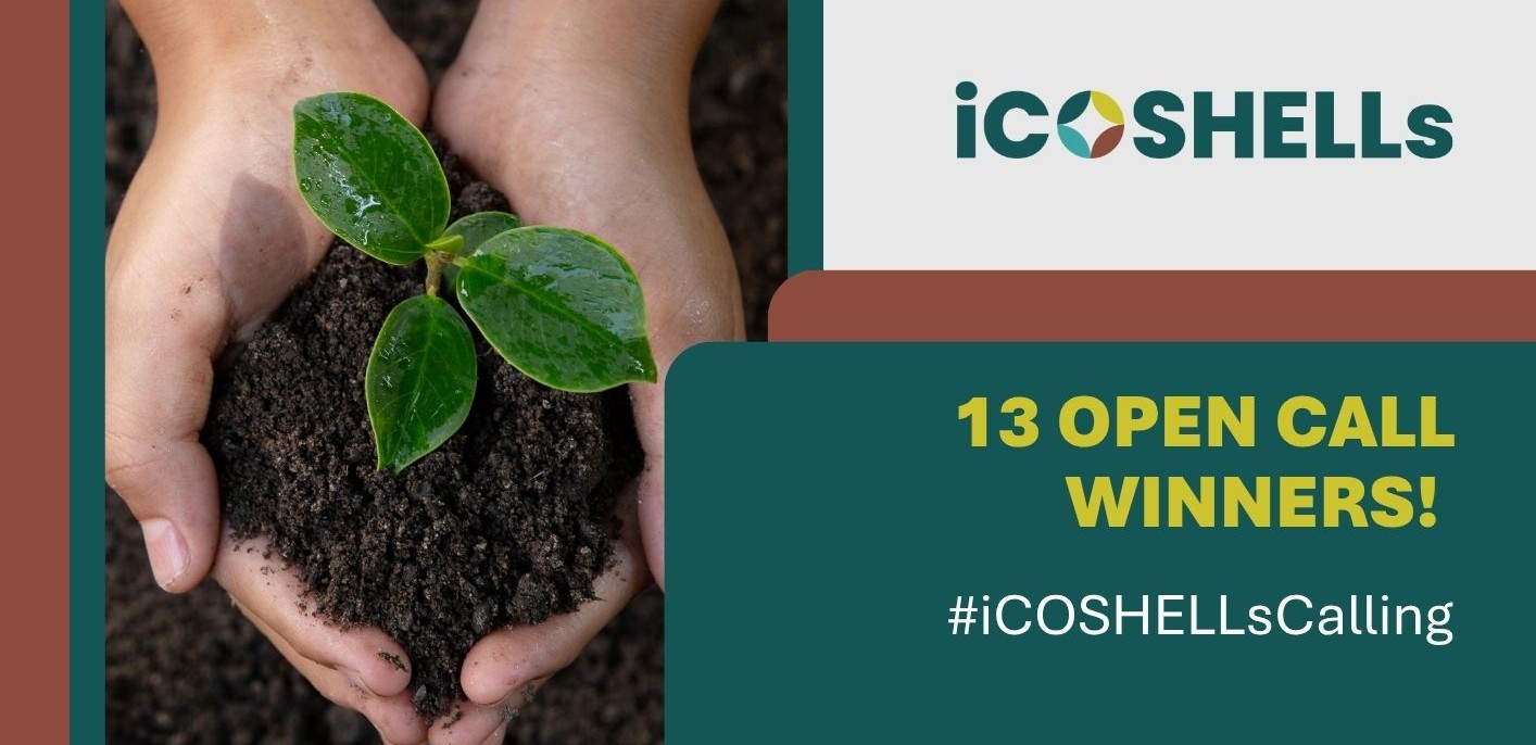 iCOSHELLs announces Open Call winners: 13 innovators to boost soil health across Europe